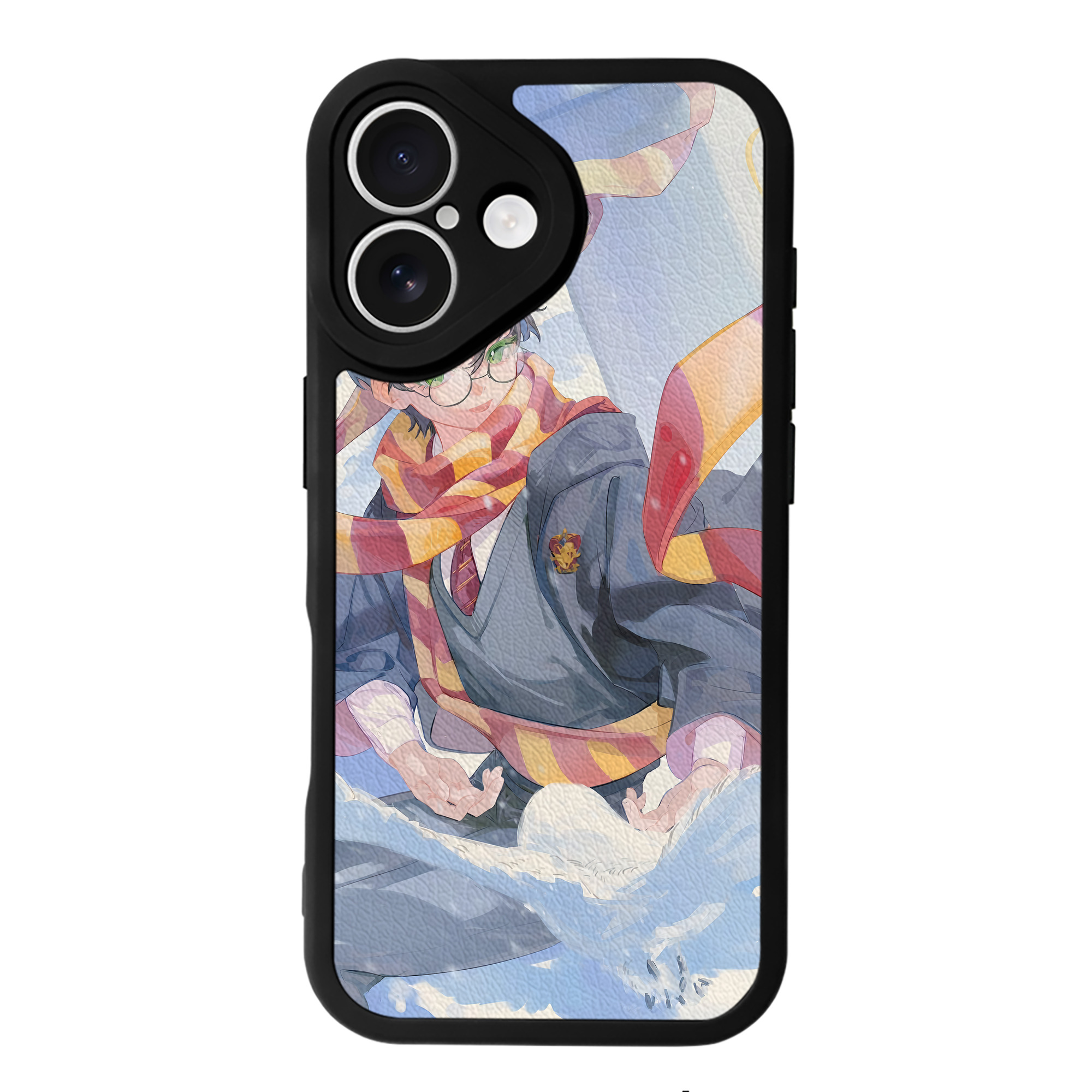 （画像用） Harry Potter ハリー・ポッターシリーズ 【iPhone 16シリーズ対応】シリコンスマホケース（レザー調） 材質：シリコン